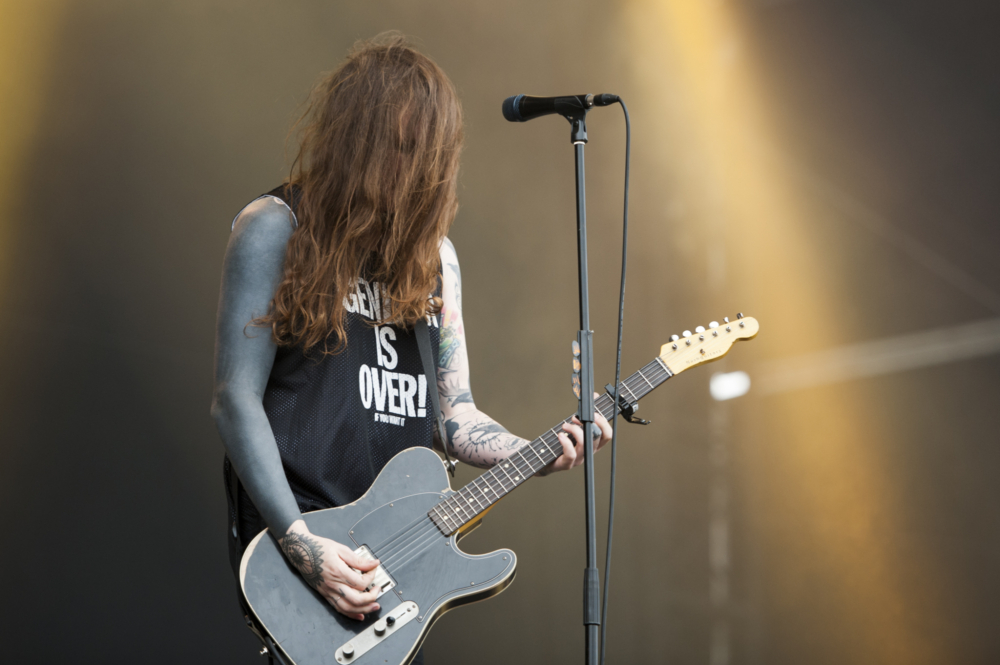 Against Me! feel right at home on the Reading main stage