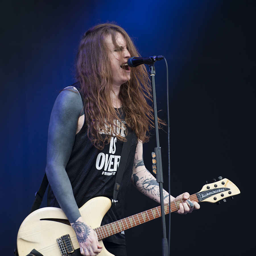Against Me! feel right at home on the Reading main stage