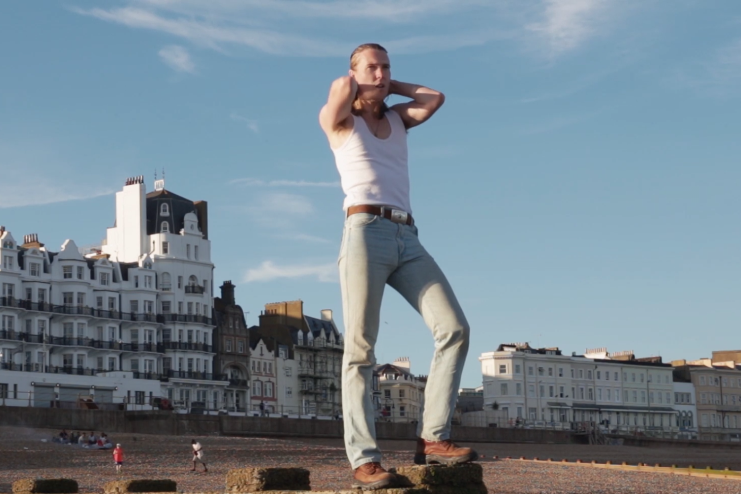 Alex Cameron heads to the seaside in the video for ‘Runnin’ Outta Luck’