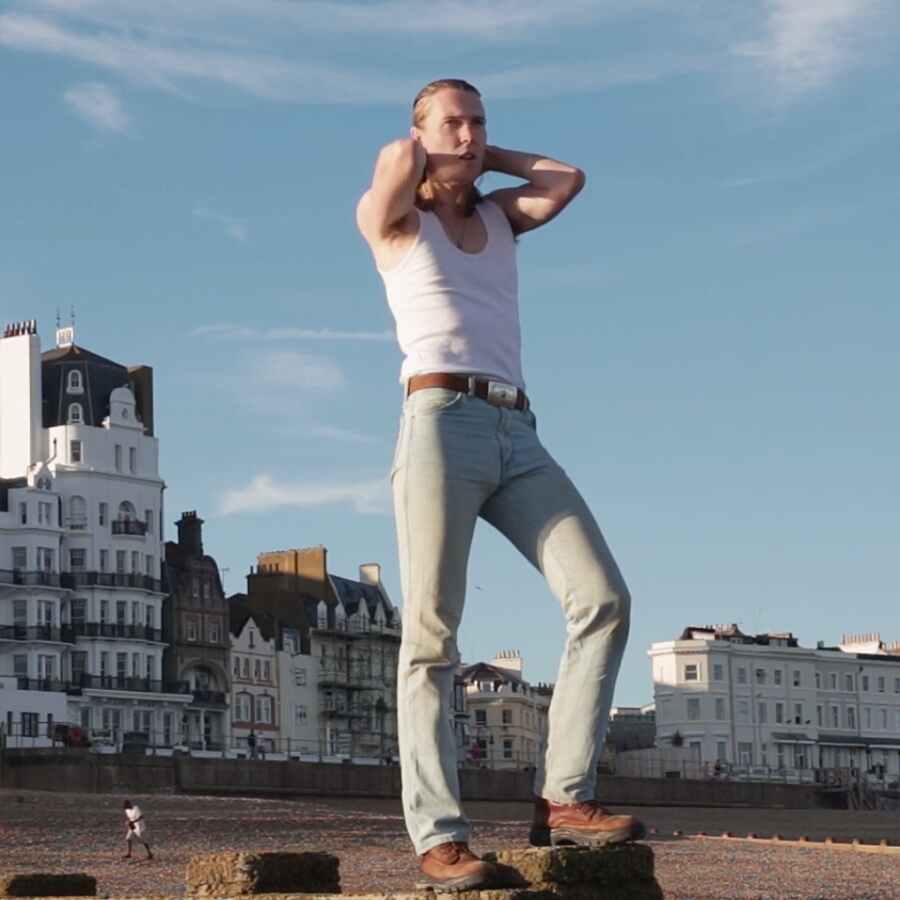 Alex Cameron heads to the seaside in the video for ‘Runnin’ Outta Luck’