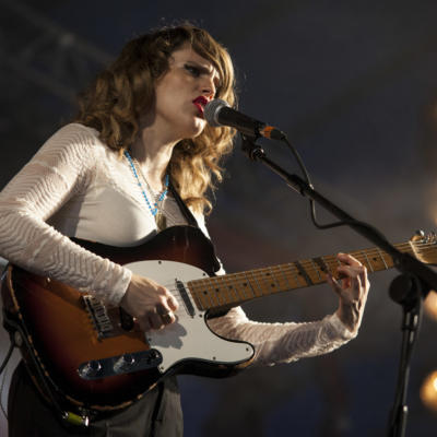 Anna Calvi soaks the stage with red at Latitude 2014