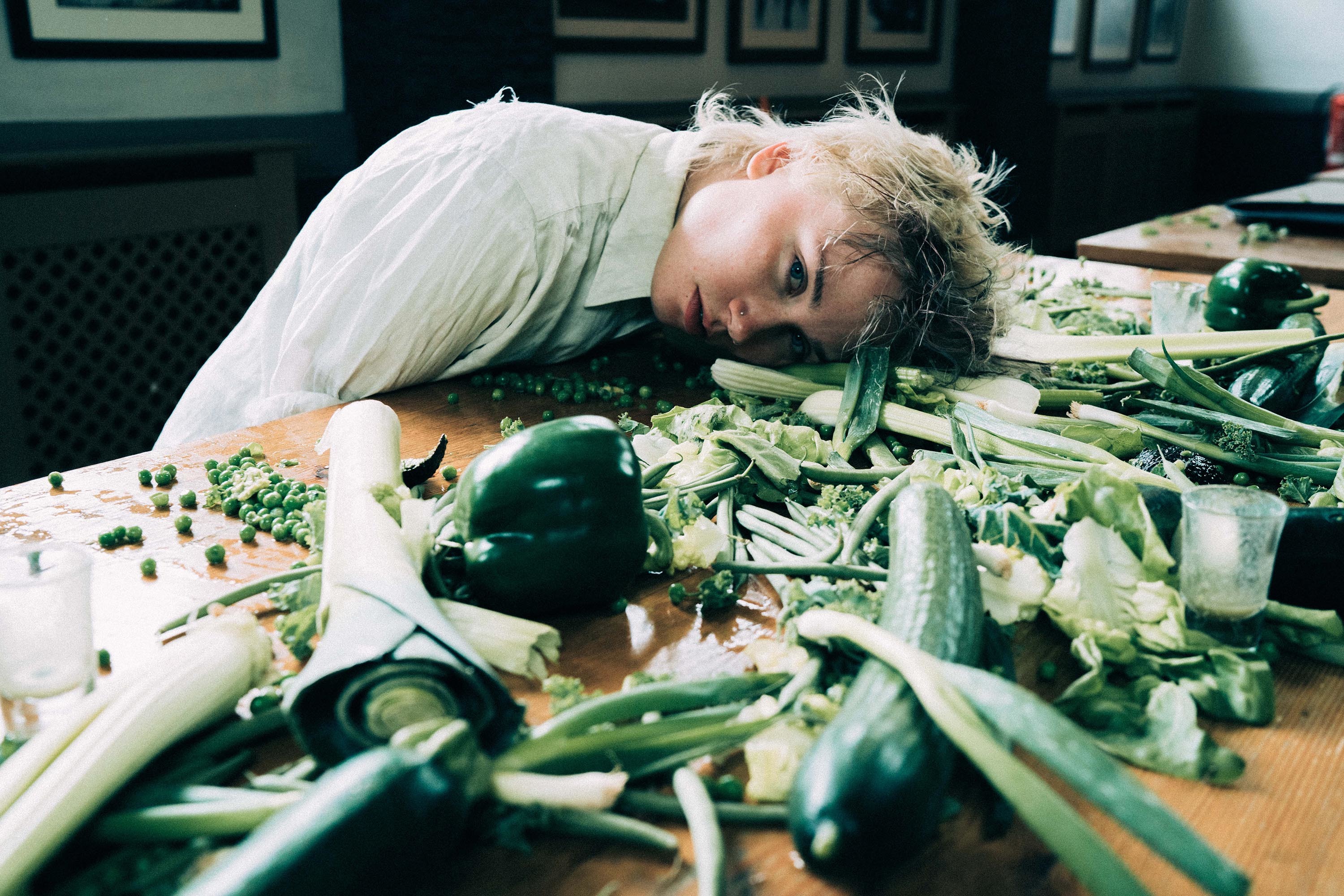 Annabel Allum battles inner conflict in the video for ‘Eat Greens’