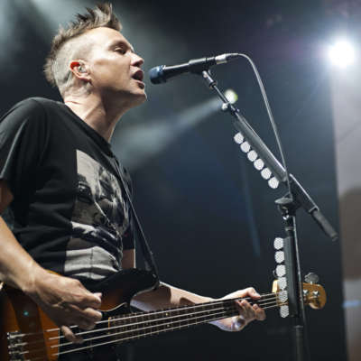Blink-182 make live debut with Alkaline Trio’s Matt Skiba