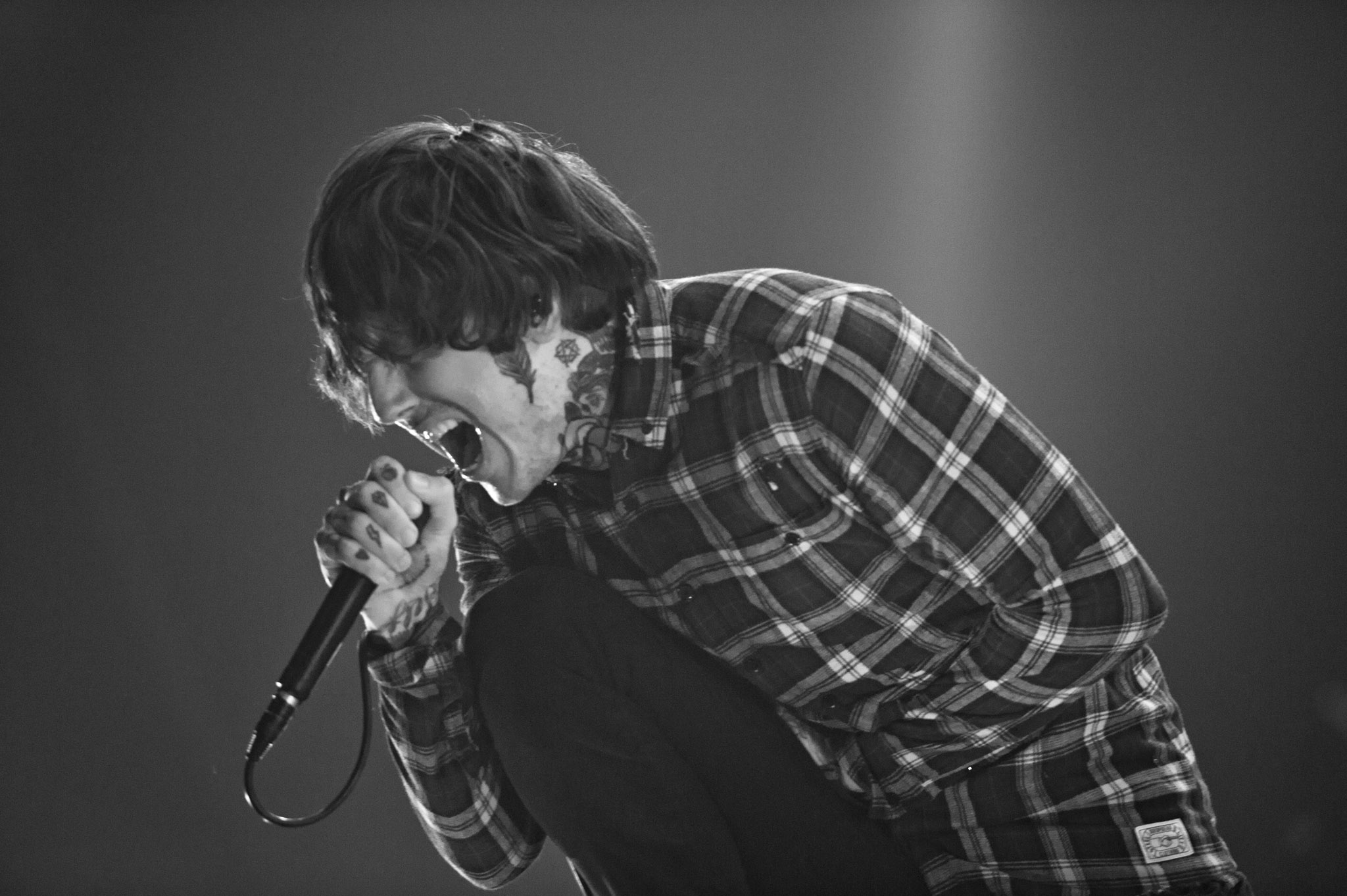 bring me the horizon black and white