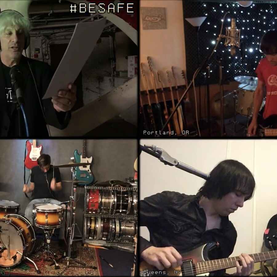 The Cribs unveil remotely made one-off 'Be Safe' video
