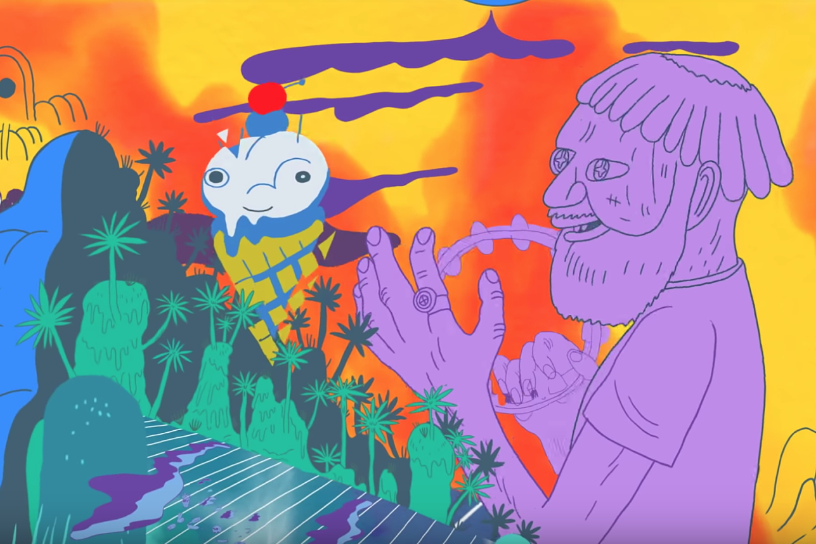 Watch Father John Misty's animated new video for 'Date Night' | DIY Magazine