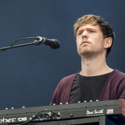 James Blake plays three new songs live, incorporating a Radiohead cover