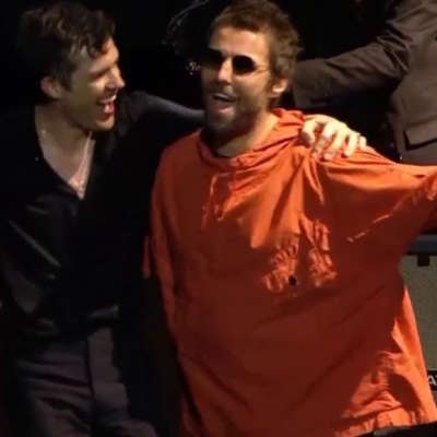 Watch Liam Gallagher join The Killers on stage in Brazil