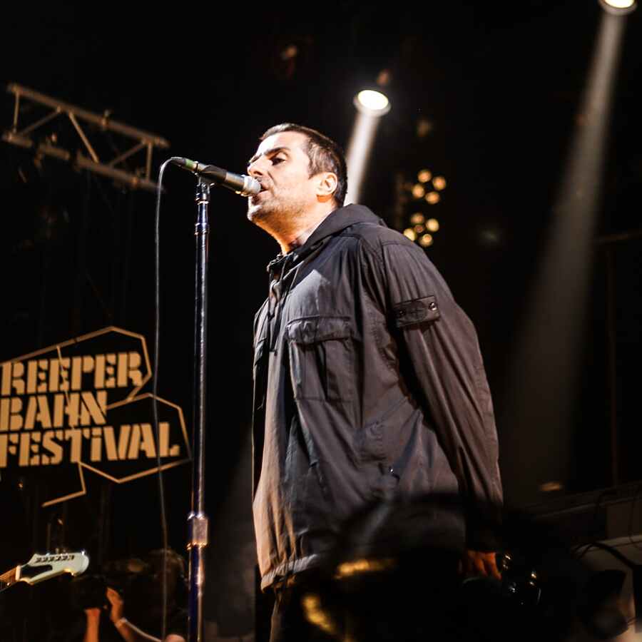 Liam Gallagher draws the crowds for a secret set at Day Two of Reeperbahn Festival