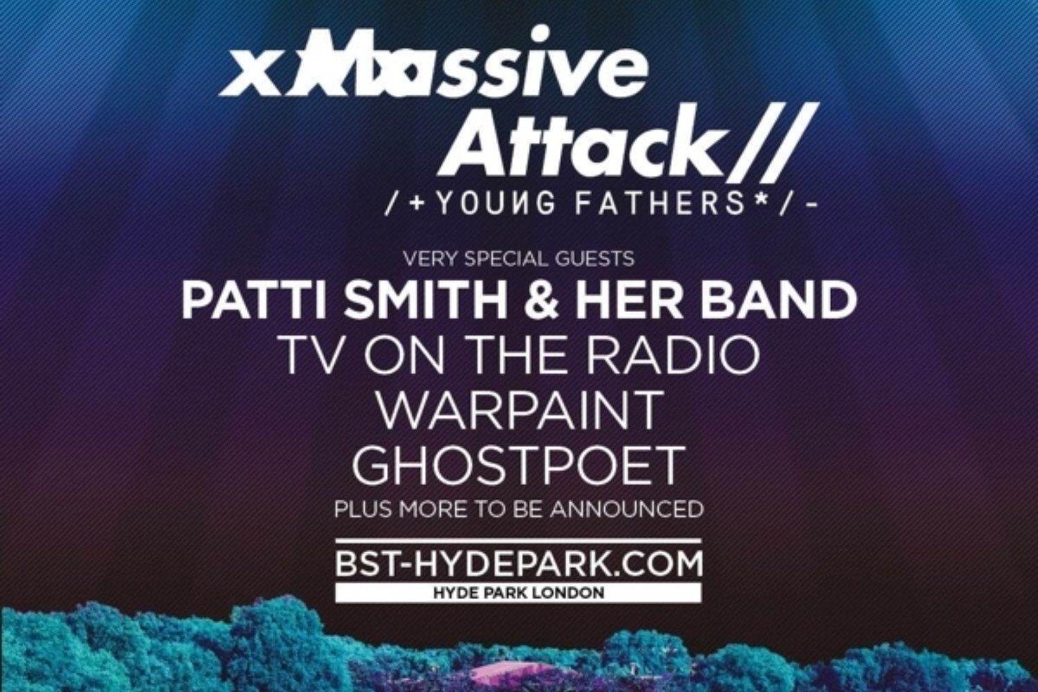 Win two tickets to Massive Attack, Young Fathers, Ghostpoet, Warpaint and more at BST Hyde Park!