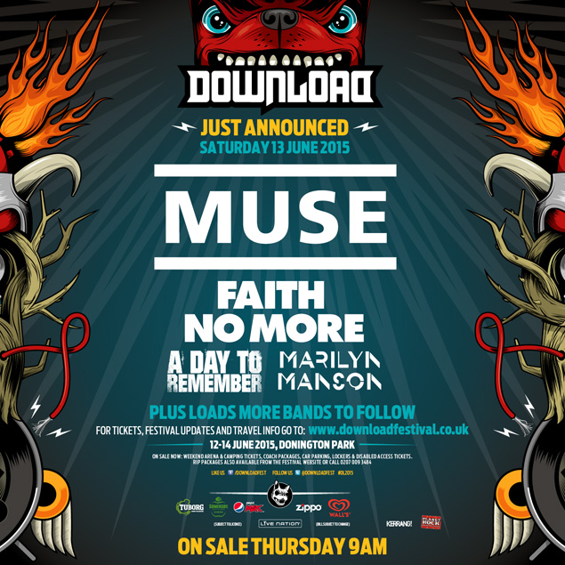 Muse headline day two of Download Festival 2015