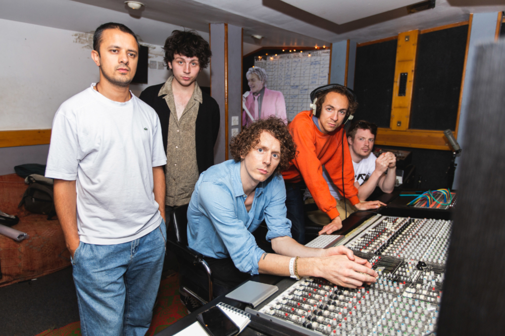 In the studio with Mystery Jets