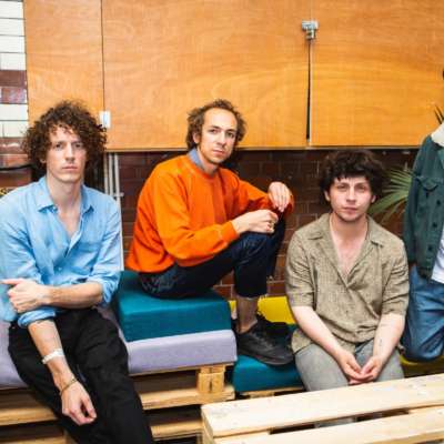 In the studio with Mystery Jets
