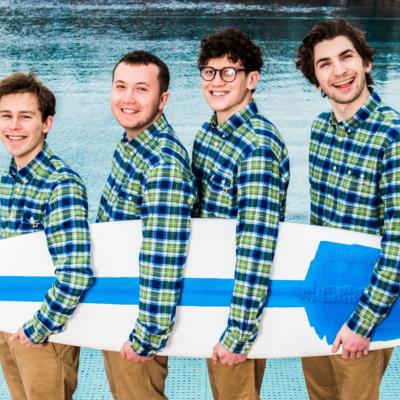 Surf’s up! The Magic Gang are on the cover of the new issue of DIY