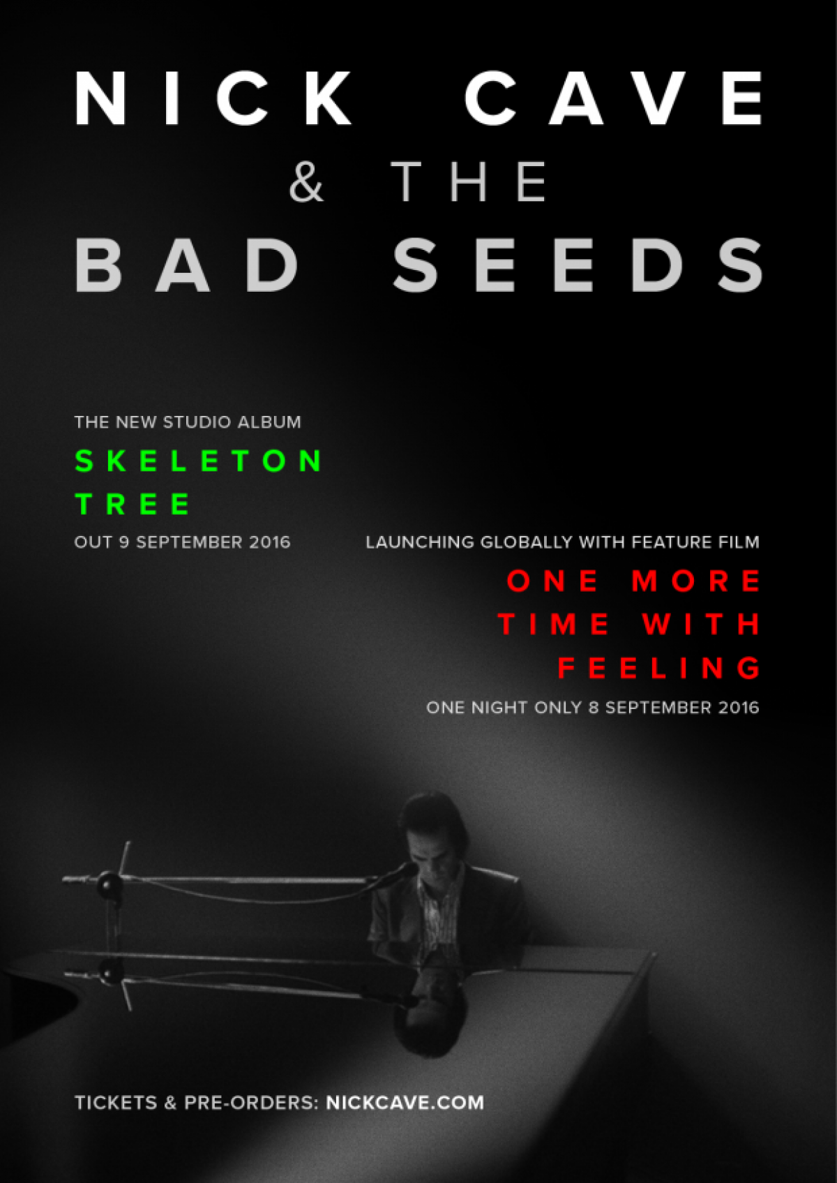Nick Cave & The Bad Seeds to premiere new album at Vue cinemas Extra