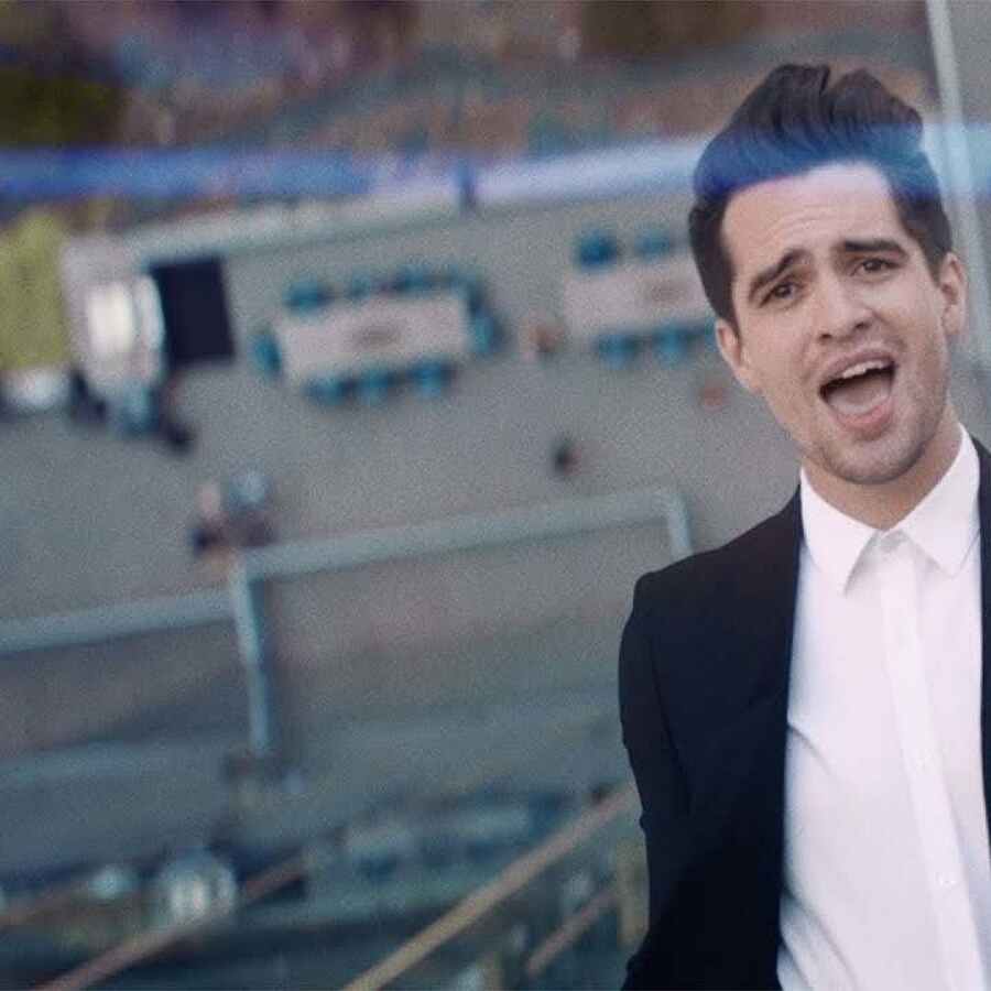 Brendon Urie scales a skyscraper in Panic! At The Disco's new video for 'High Hopes'