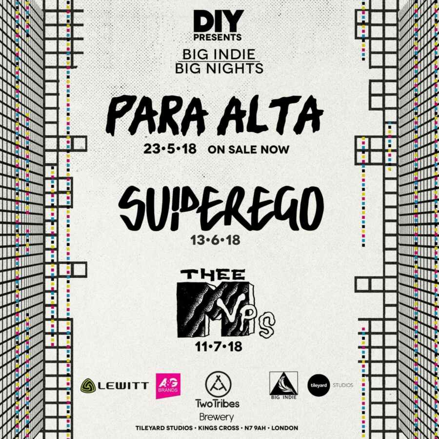 Para Alta, Superego and Thee MVPs are the next bands for Big Indie Big Nights!