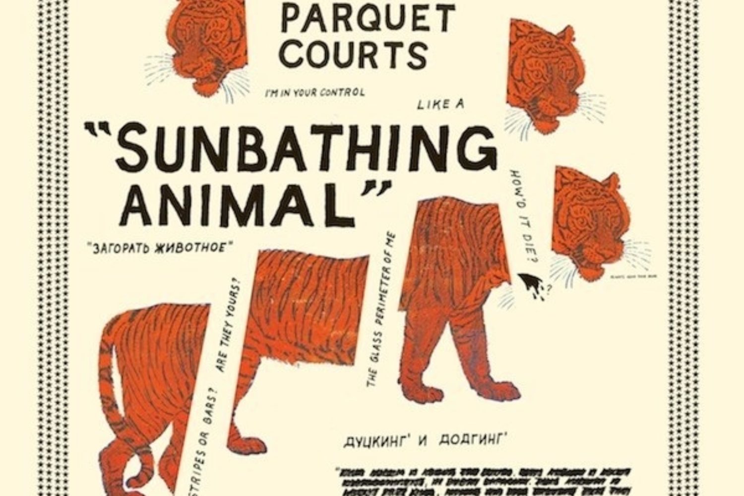 Parquet Courts Sunbathing Animal DIY