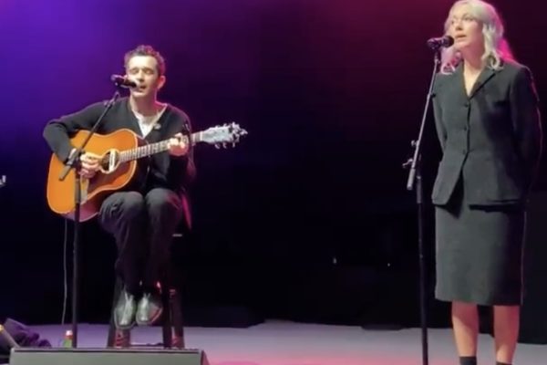 Watch Matty Healy and Phoebe Bridgers perform 'Jesus Christ 2005 God Bless America' live