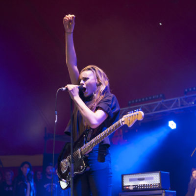 PVRIS pack out The Pit at Reading 2015