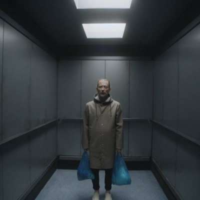 Thom Yorke gets in a lift in Radiohead’s video for ‘Lift’