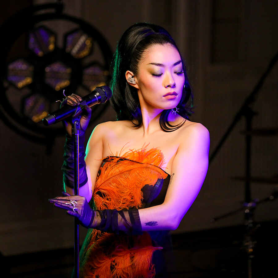 Rina Sawayama performs 'XS' at Abbey Road