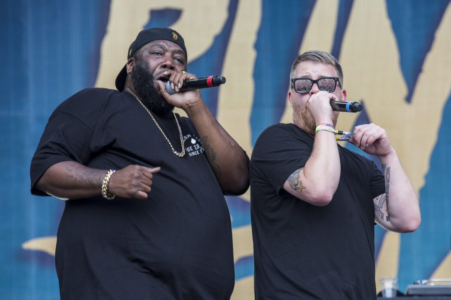 Run the Jewels stand up for the masses on the Pyramid Stage