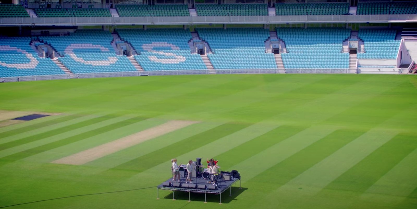 Sports Team perform ‘Stations of The Cross’ at The Oval