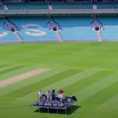 Sports Team perform 'Stations of The Cross' at The Oval