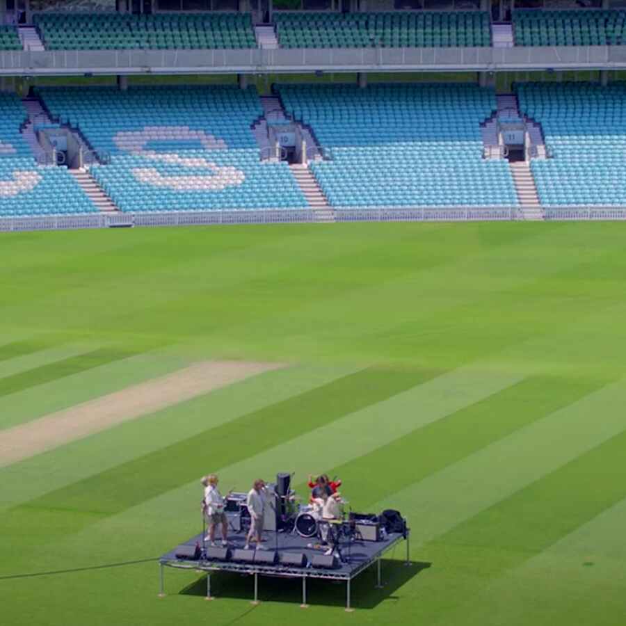 Sports Team perform 'Stations of The Cross' at The Oval