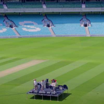 Sports Team perform ‘Stations of The Cross’ at The Oval