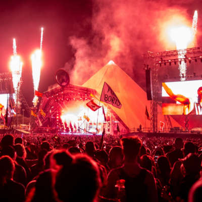 Stormzy’s triumphant Glastonbury headline set is bombastic, touching and feels bigger than himself