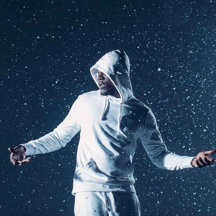 Stormzy battles the snow in 'Cold' video