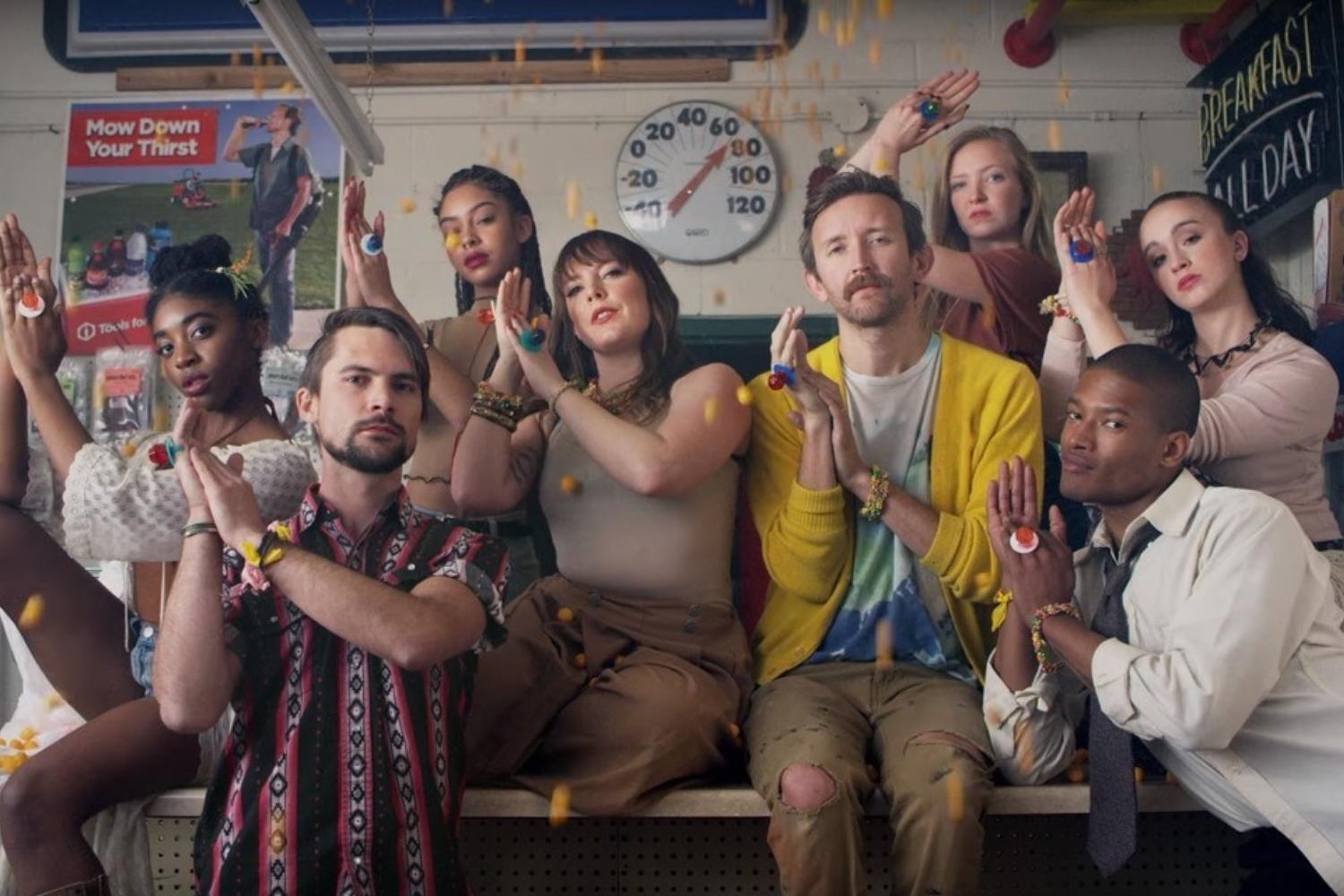 Sylvan Esso dance on in the video for ‘PARAD(w/m)E’