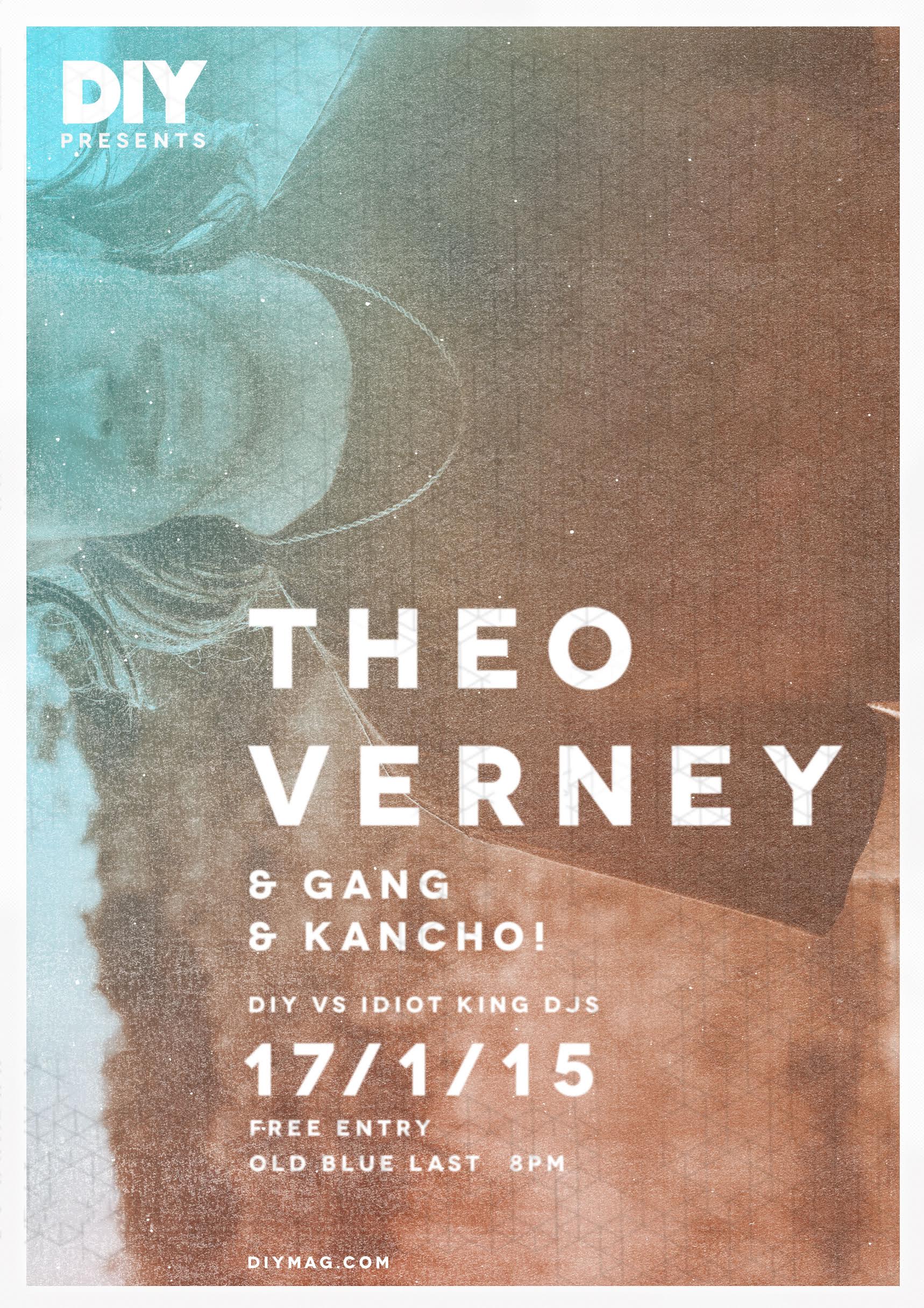 Theo Verney to headline DIY Presents gig in 2015