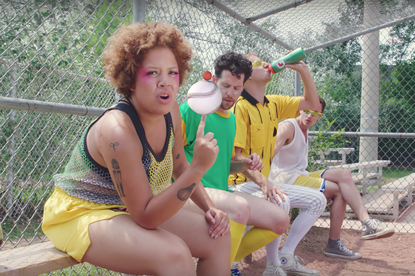 Weaves get sporty in their 'Slicked' video