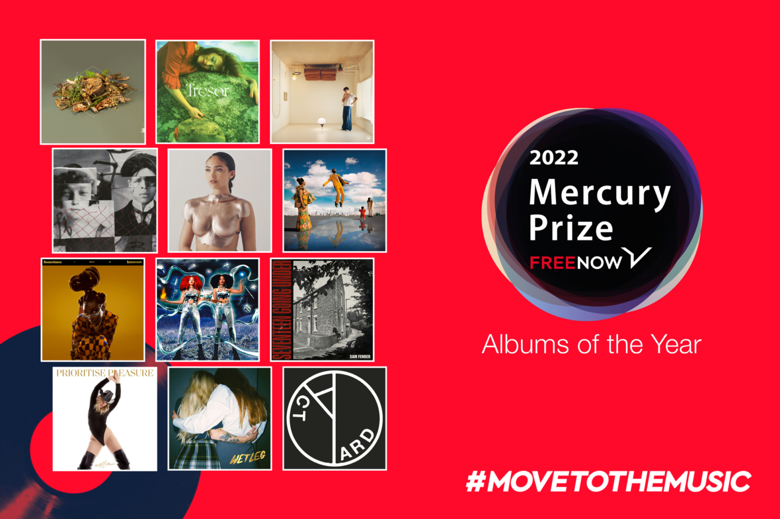 2022 Mercury Prize with FREE NOW announces rescheduled Awards Show date