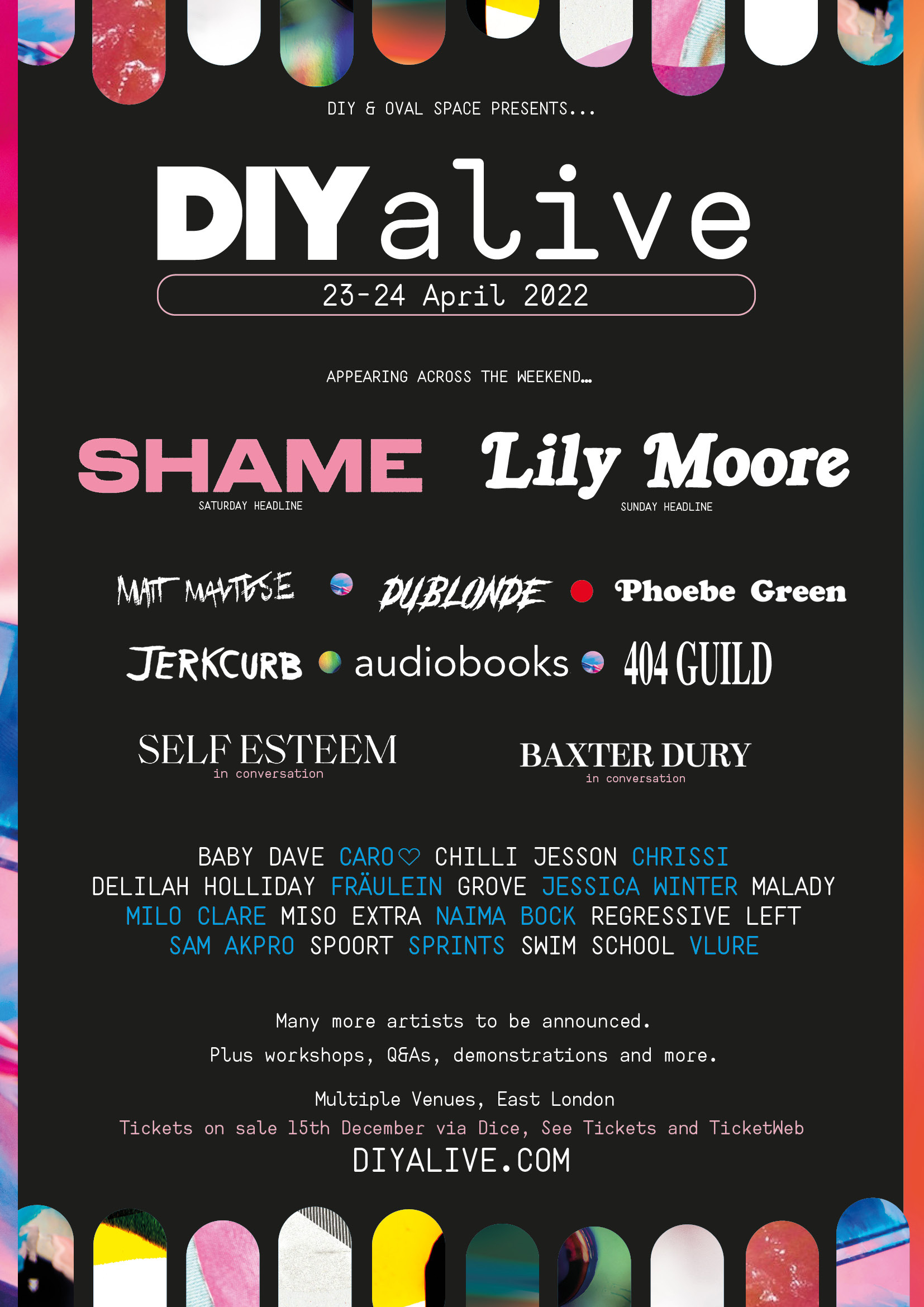 Shame, Lily Moore, Matt Maltese, Du Blonde & loads more announced for DIY Alive 2022