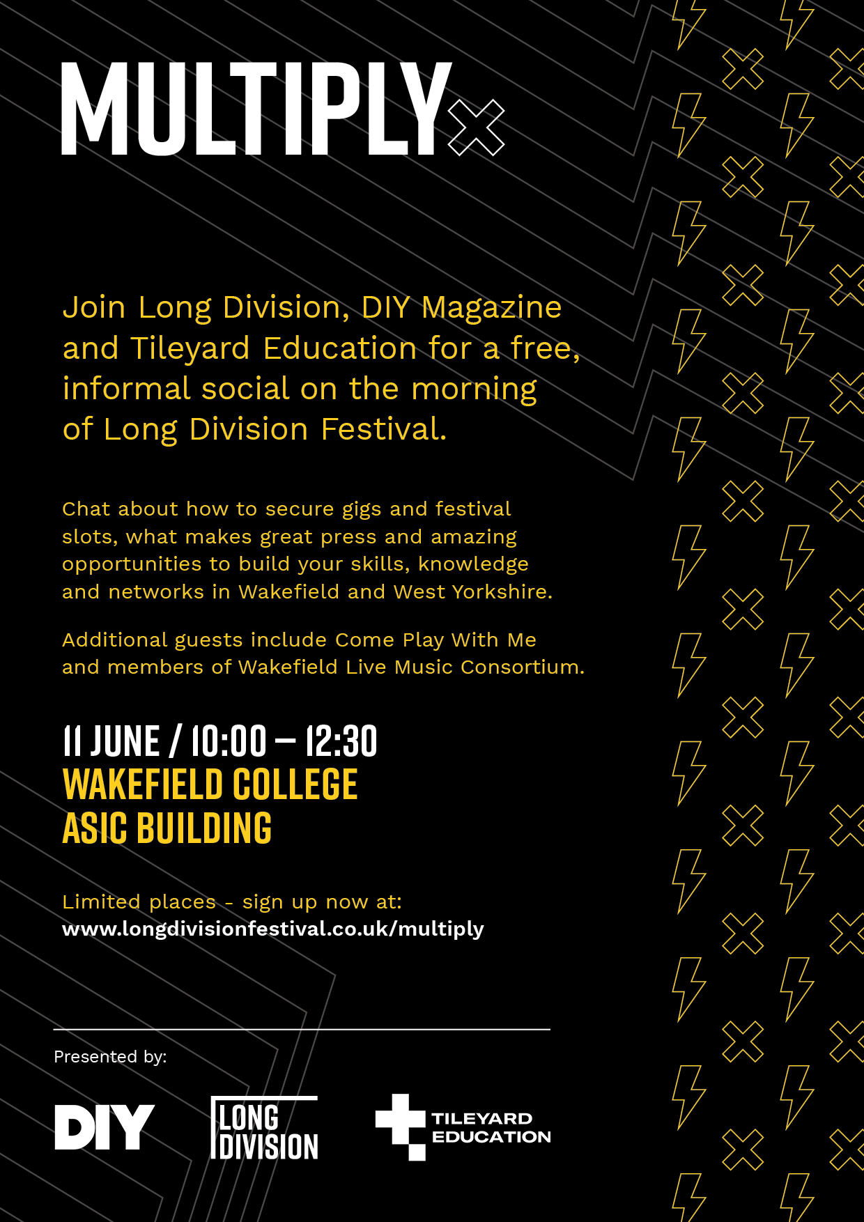 DIY team up with Long Division & Tileyard Education for special Multiply event