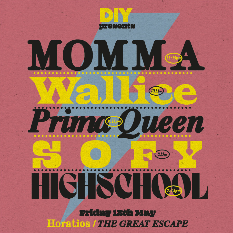 Momma, Wallice, Prima Queen and more to play DIY's stage at The Great Escape