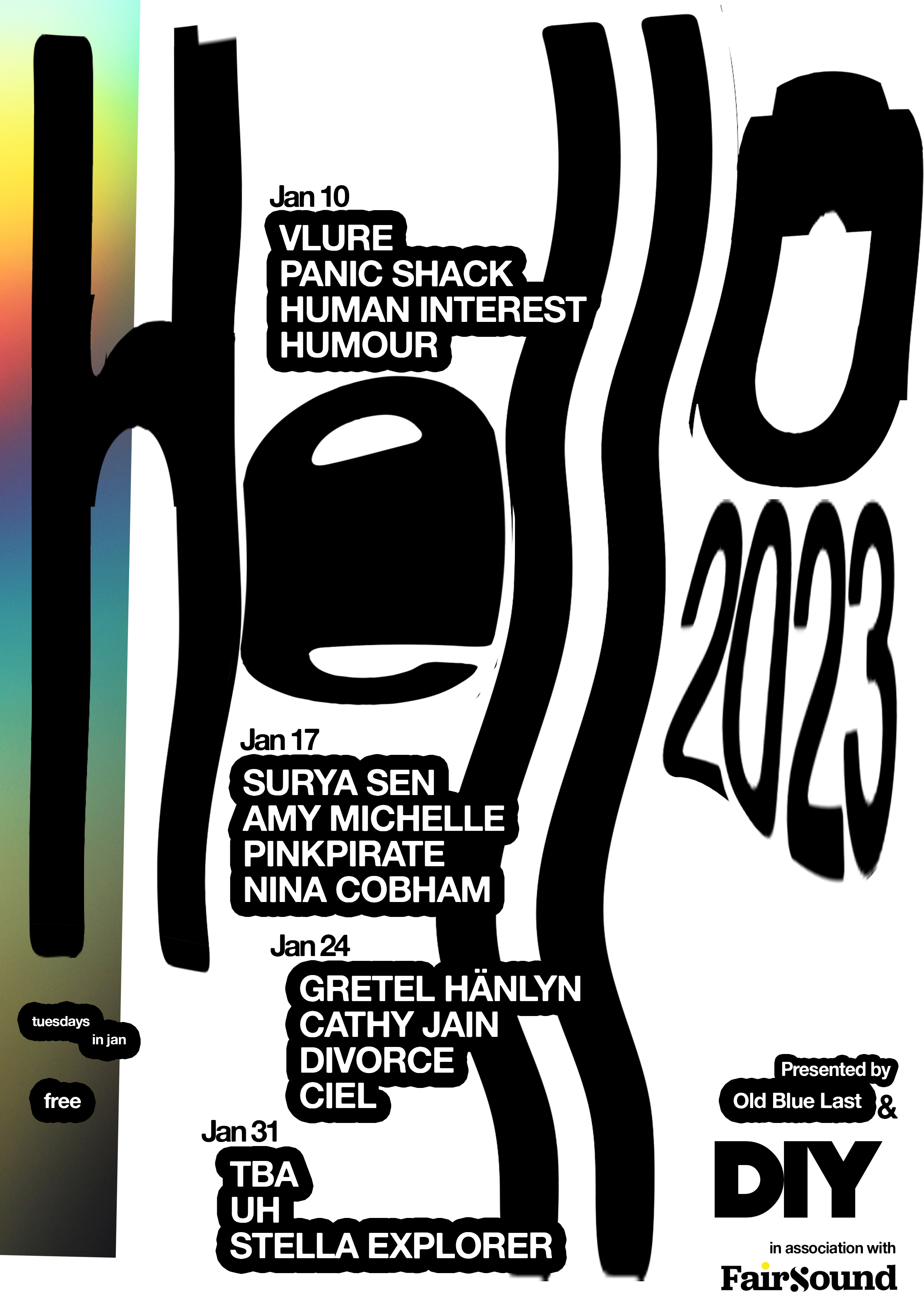 Gretel Hänlyn, Vlure, Surya Sen and more to play DIY's Hello 2023 at the Old Blue Last